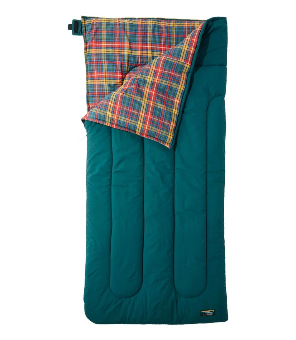 L.L.Bean Flannel Lined Camp Sleeping Bag 40F Regular 4 L.L.Bean Flannel Lined Camp Sleeping Bag 40F Regular - Image 2