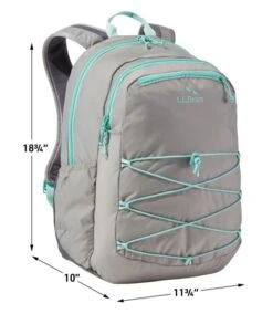 L.L.Bean Comfort Carry Women's Laptop Pack 30L -Outdoor Equipment Comfort Carry Women s Laptop Pack 30L MineralGrayFreshMint 6