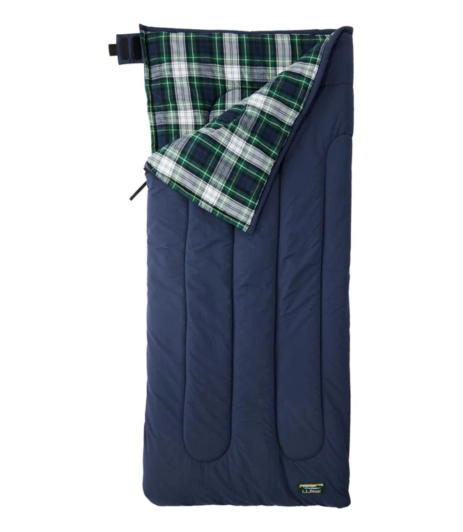 L.L.Bean Flannel Lined Camp Sleeping Bag 40 Kids' 4 L.L.Bean Flannel Lined Camp Sleeping Bag 40 Kids' - Image 2