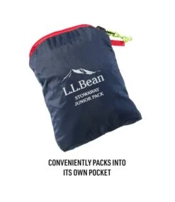 L.L.Bean Stowaway Pack Kids' -Outdoor Equipment L.L.BeanStowawayPackKids BrightNacy 4