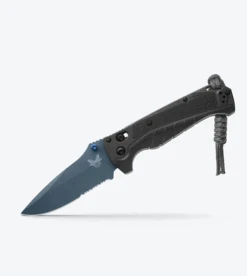 Benchmade 18060SBT-01 Adira | Tempest Gray | Drop-Point Serr