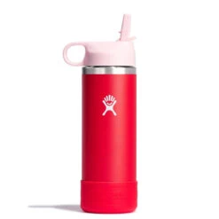 Hydro Flask 18 Oz Kids Wide Mouth W/ Straw Lid & Boot 11 Hydro Flask 18 Oz Kids Wide Mouth W/ Straw Lid & Boot -Outdoor Equipment w18cswbb612 goji straighton